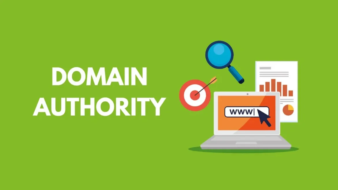 desain banner dengan tulisan domain authority